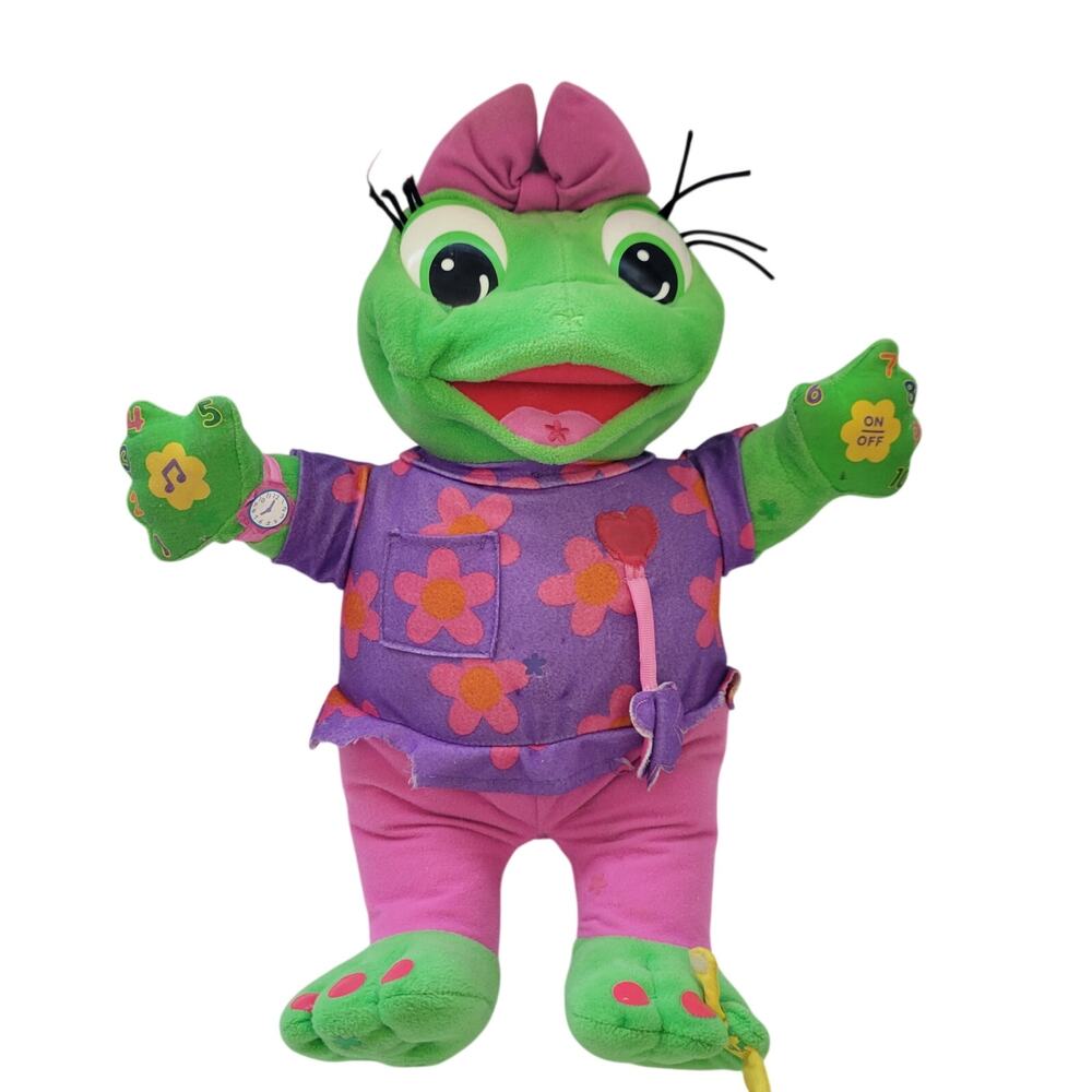 Vintage Leapfrog Loveable Lily Interactive Talking & Learning Plush Doll 20"